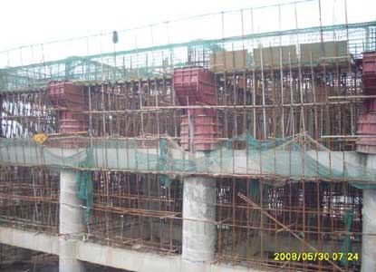 四川路航广安港码头钢模